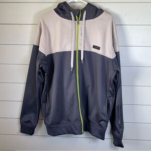 SIMS full zip snowboarding jacket blue and gray men’s size large‎